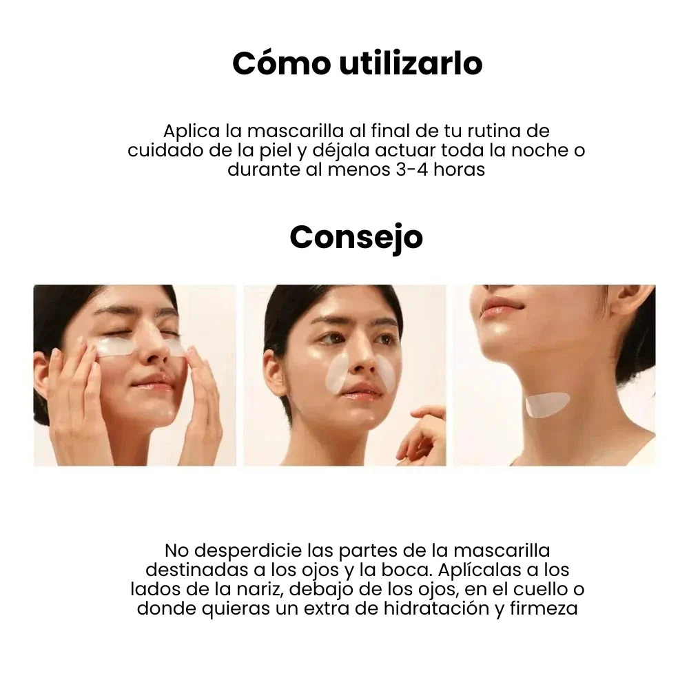 Mascarilla de biocolágeno