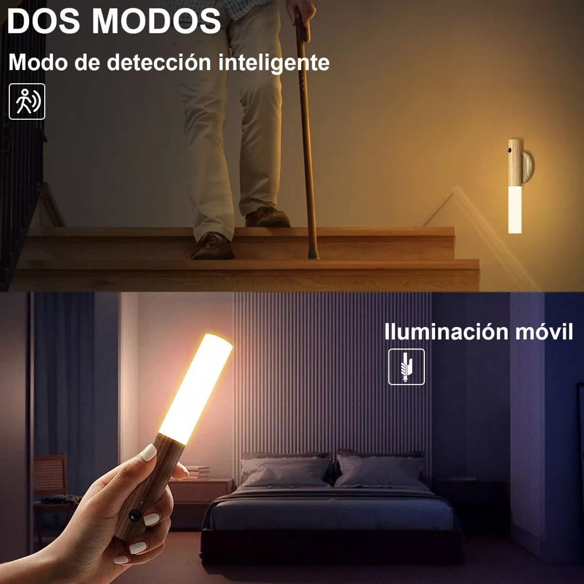 LÁMPARA INTELIGENTE CON SENSOR DE MOVIMIENTO