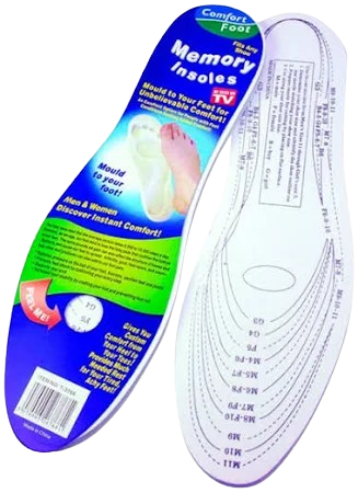 Plantillas viscoelásticas con memoria